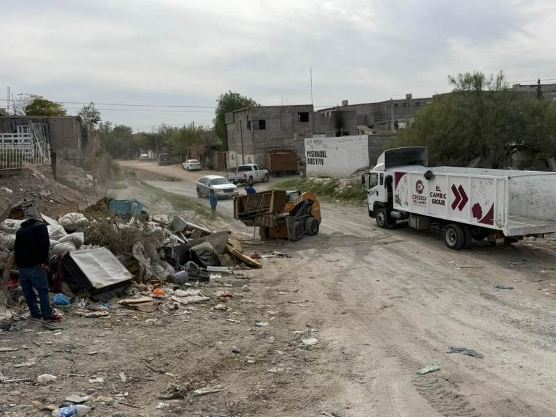 limpian tiradero clandestino