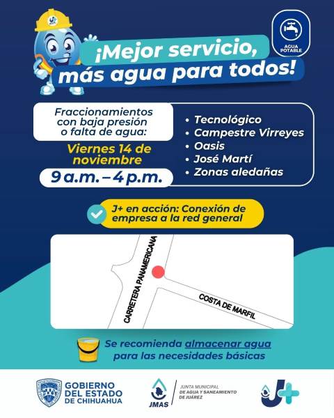 suspencion de agua por conexion empres