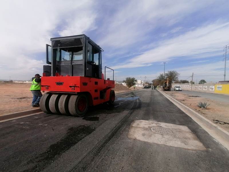 avanza pavimentacion de tierra de fuego