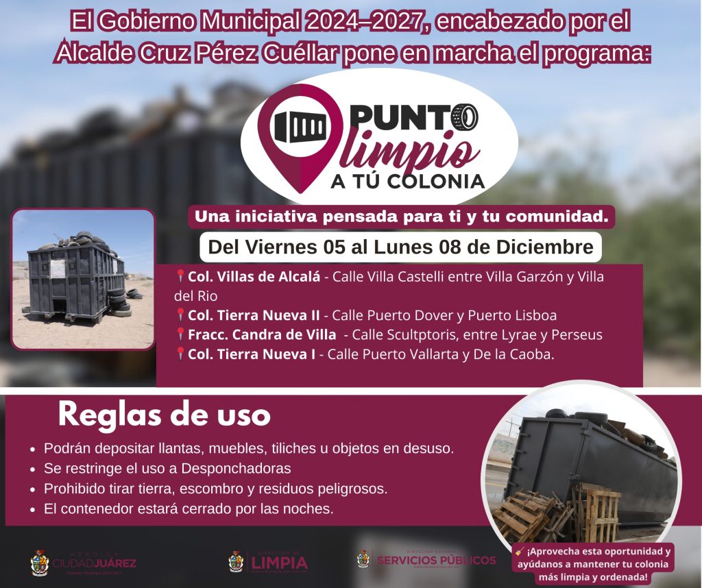 cuatro nvos puntos limpios