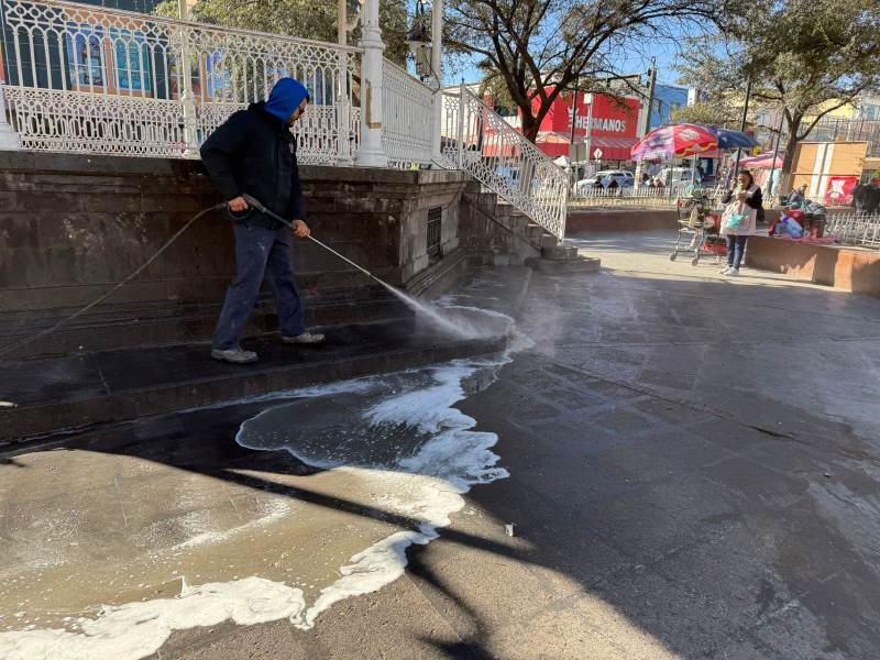 refuerzan limpieza centro