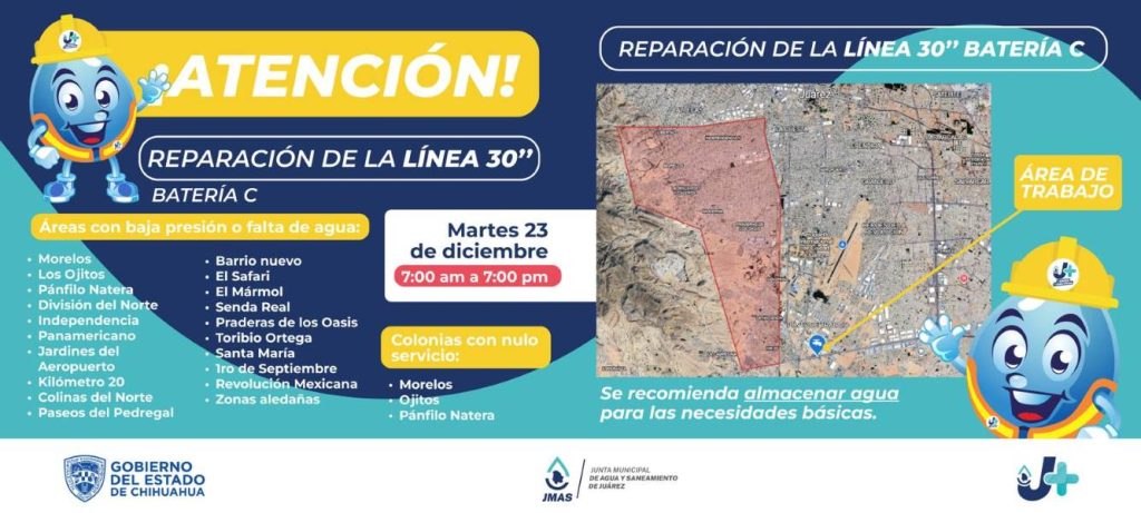 suspencion agua el martes