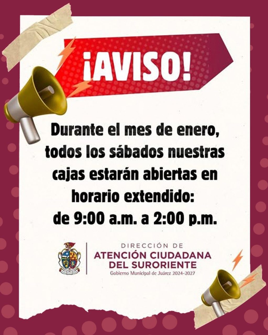 atencion sabatina suroriente