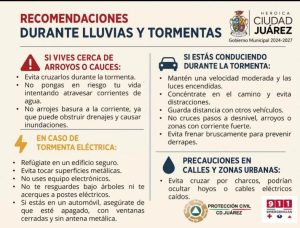 precauciones lluvia