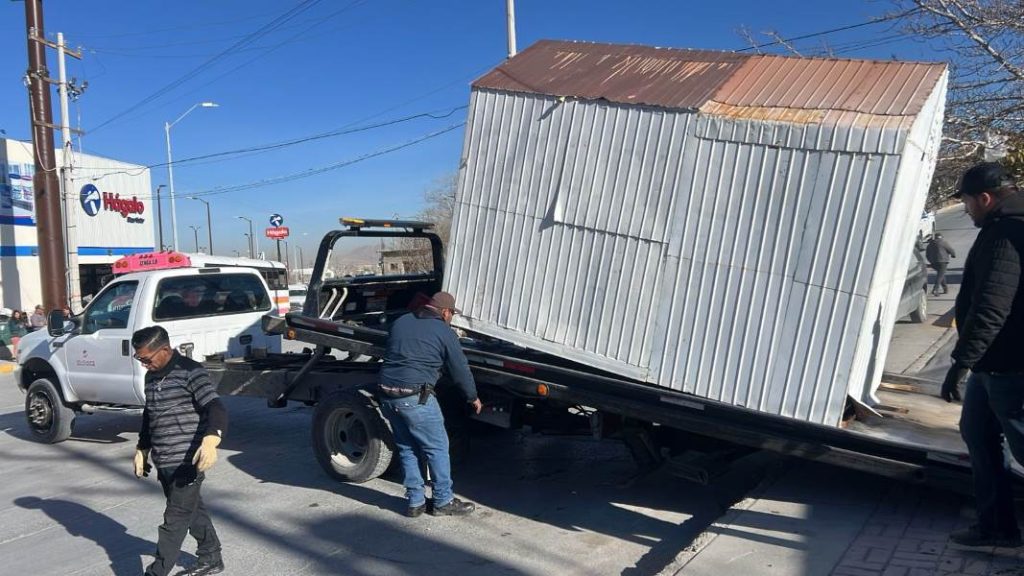 retiran puestos en la ampliacion fronteriza