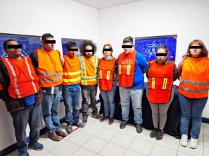 9 detenidos x secuuestro