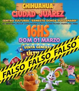 aclaran evento falso