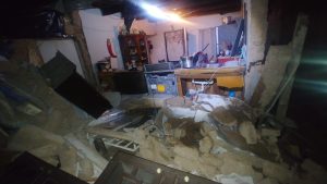 derrumbe de vivienda