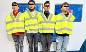 detenidos con metralleta