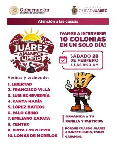 juarez amanece limpio