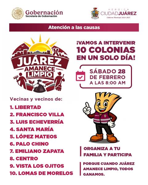 juarez amanece limpio