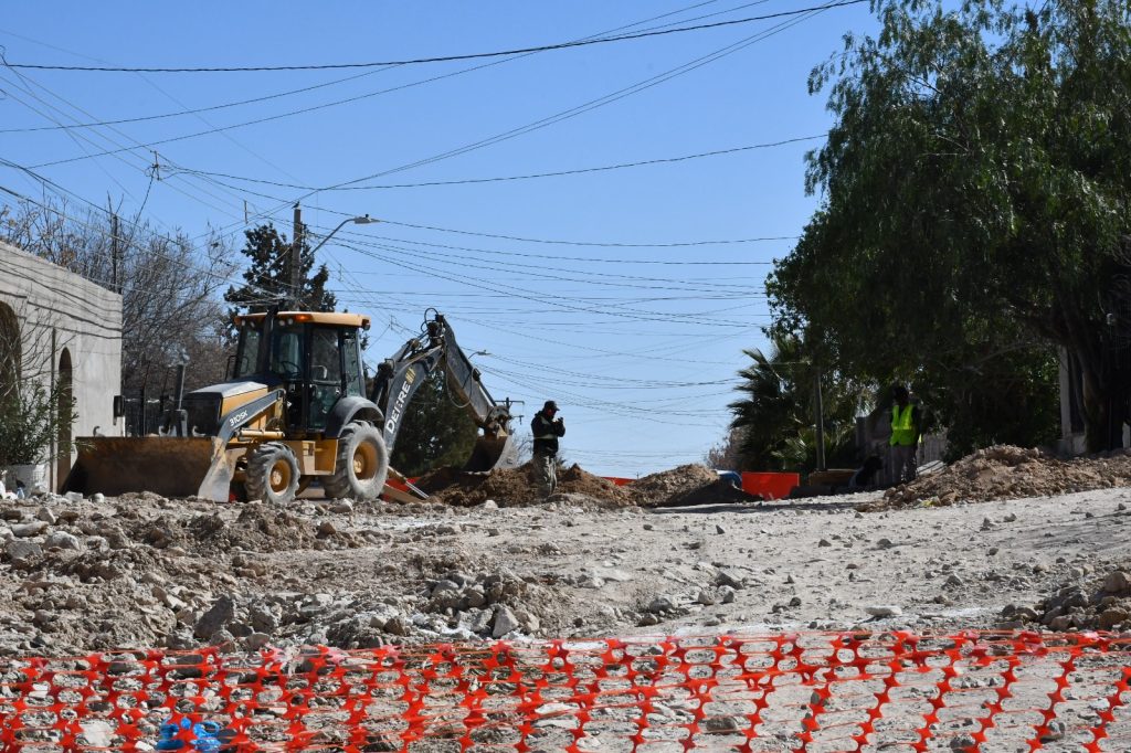 pavimentan calle la gaviota