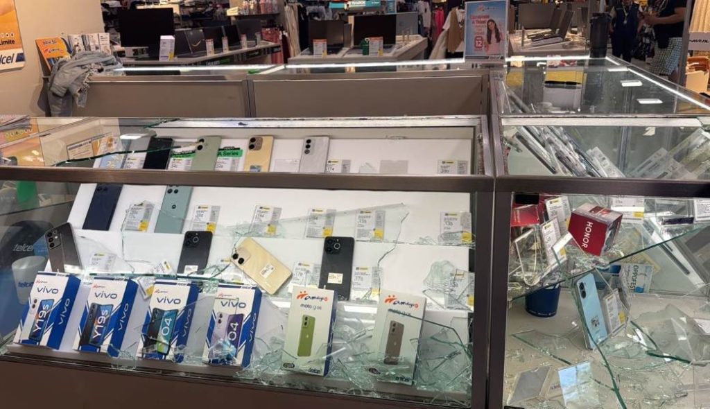 tienda robada x menor