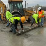 Avanza obra del colector Cuatro Siglos con reposición de concreto.