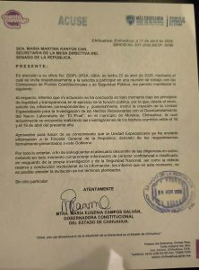 Maru-carta al senado