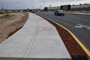 banquetas ampliacion las torres