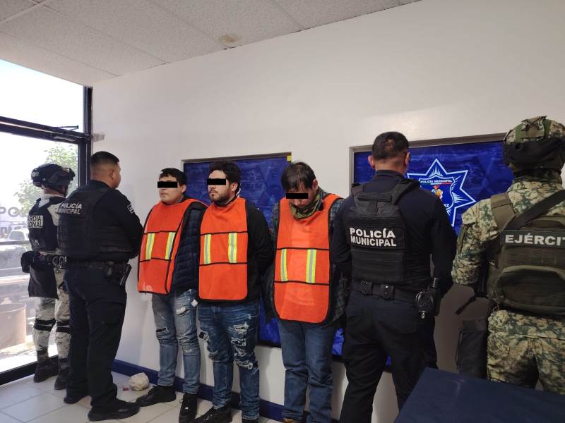 detennidos con armas