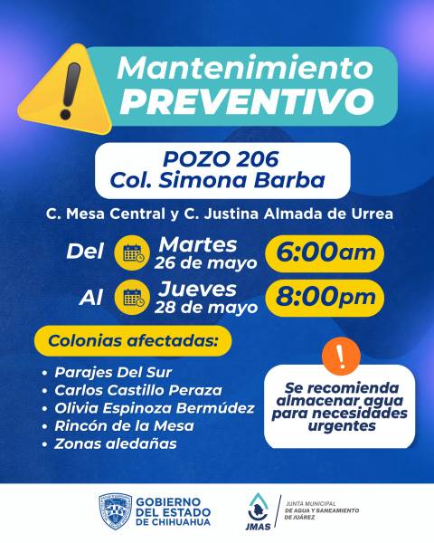mantenimiento pozo jmas
