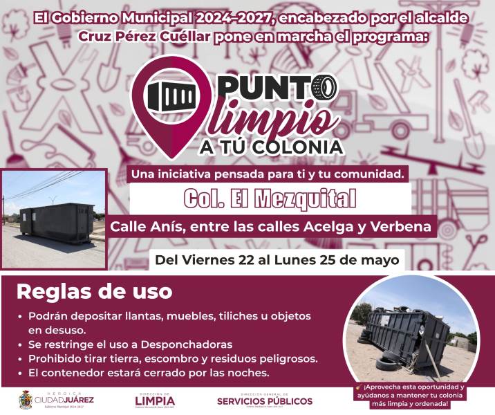 mantienen puntos limpios en col