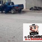 Buscan identificar a personas captadas tirando basura en la vía pública