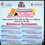 Bibliotecas municipales hoy inician Campamentos de Verano 2026
