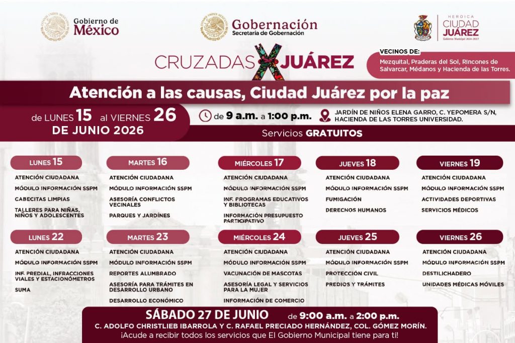 cruzada x juarez en la col gomez morin