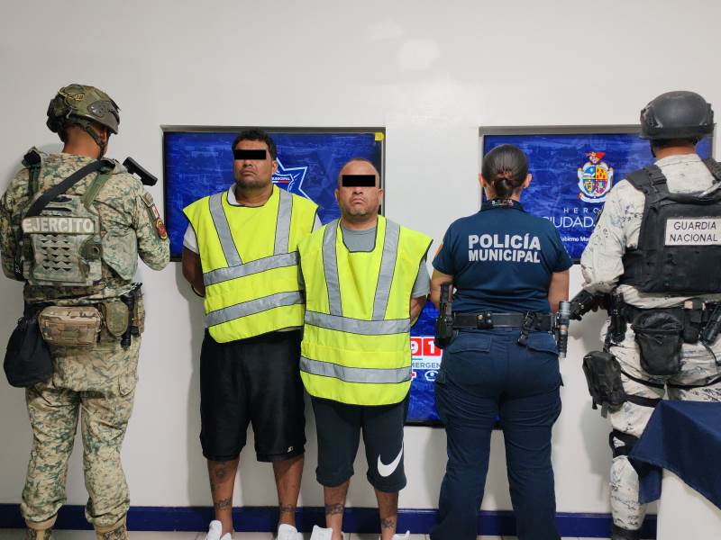 detenidos con armas, possibles sicarios