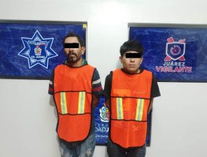 detenidos con pistola y cristal