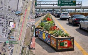 jardineras en puente libre