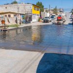 Repara JMAS hundimiento en la colonia Azteca; piden a automovilistas circular con precaución.