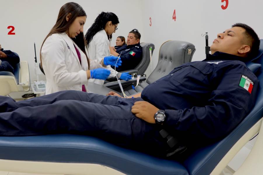 polis donan sangre junio