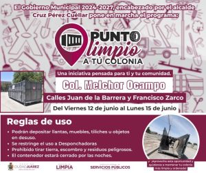 punto limpio en la melchor