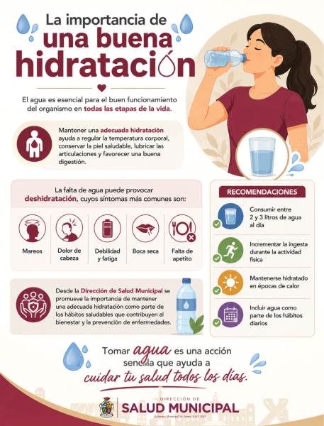 recomeiendan hidratarse