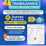 JMAS suspenderá el servicio de agua en Las Palmas por trabajos de conexión a la red