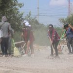 Jóvenes se suman a labores de limpieza en Riberas del Bravo con programa de la SSPM