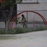Dan mantenimiento a parque del fraccionamiento Fidel Velázquez