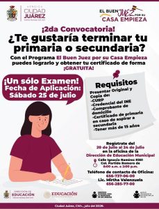 primaria y secundaria con un examen