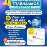 JMAS suspenderá el servicio de agua en cuatro colonias por trabajos de conexión