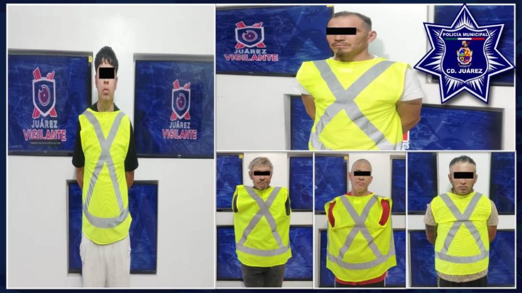 asaltantes detenidos cocn droga