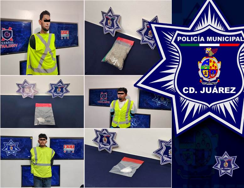 aseguran marihuana y cristas-hay detenidos