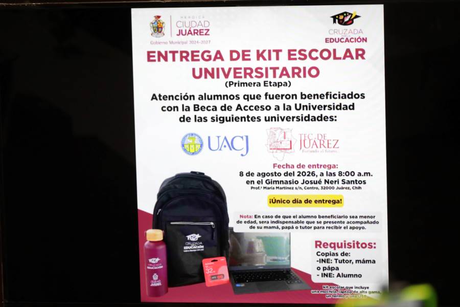 entrega kit universitario