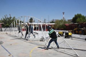 inician construccion domo esc