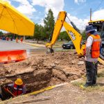 JMAS repara fuga de agua potable en avenida Del Charro