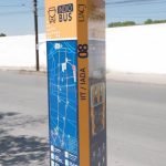 UACJ instala señalización en estaciones del Circuito Norte de Indio Bus