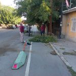Poda de árboles prepara rutas alternas por paseos ciclistas y Juangabrielísimo