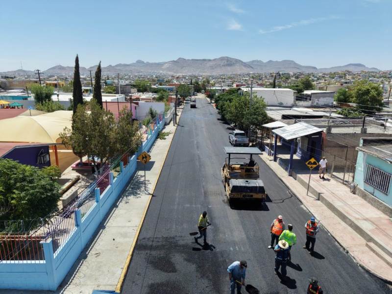 repavimentan calles de la altavista