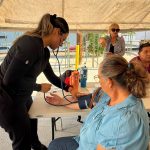 Llevan servicios de salud a adultos mayores en parroquia San Francisco de Asís