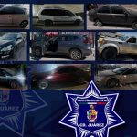 SSPM recupera 12 vehículos con reporte de robo en Ciudad Juárez