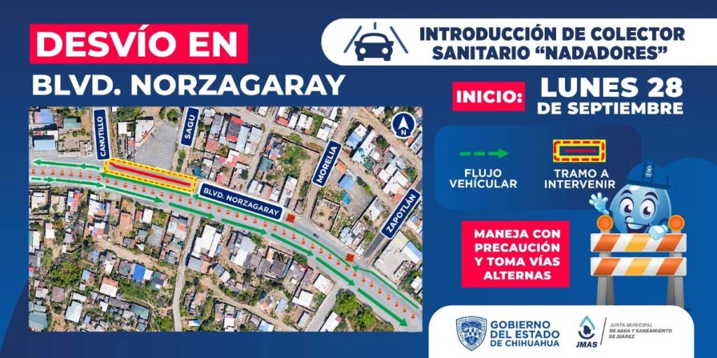 cierre norzagaray por obras