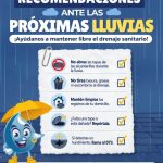 JMAS pide mantener libres de basura las alcantarillas ante lluvias intensas